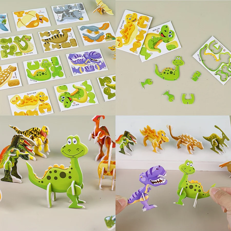 3D Insect Dinosaur Paper Puzzle