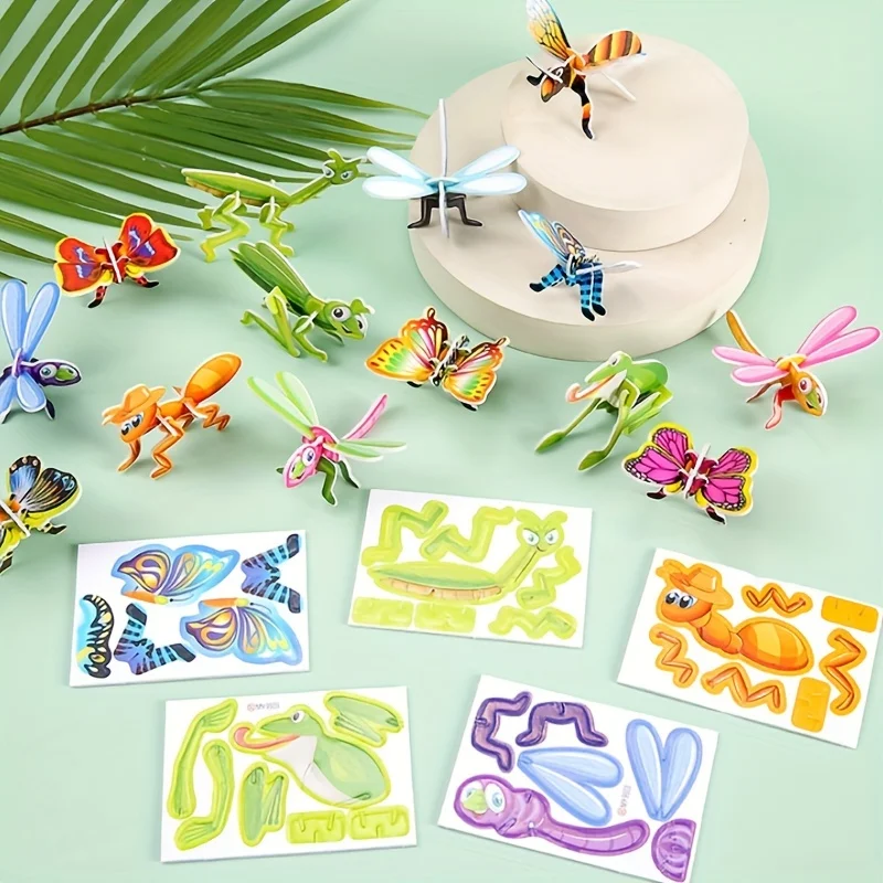 3D Insect Dinosaur Paper Puzzle