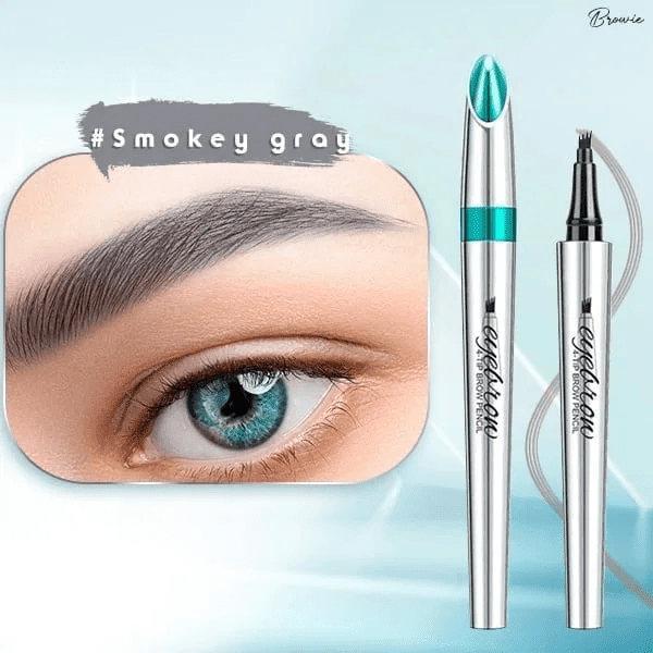 3D Waterproof Microblading Eyebrow Pen 4 Fork Tip Tattoo Pencil