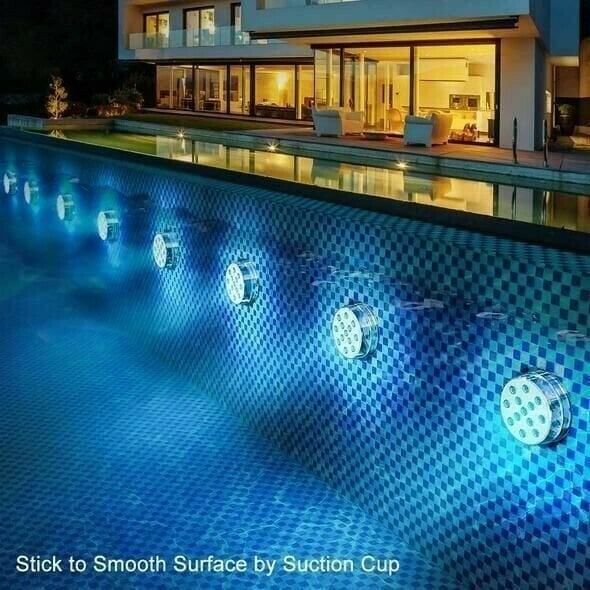 49% OFF - Submersible LED Pool Lights (RF Remote Control)