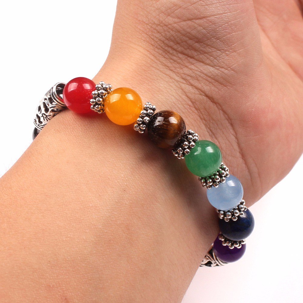 7 Chakra Reiki Heart Bracelet