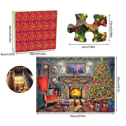 Splendiday Advent Calendar 2023 Christmas Jigsaw Puzzles