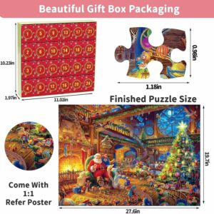 Splendiday Advent Calendar 2023 Christmas Jigsaw Puzzles