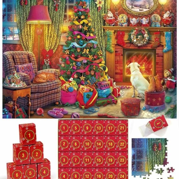 Awishday Advent Calendar 2023 Christmas Jigsaw Puzzles Lulunami