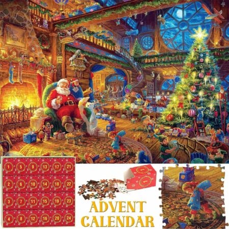 Moonycozy Advent Calendar 2023 Christmas Jigsaw Puzzles