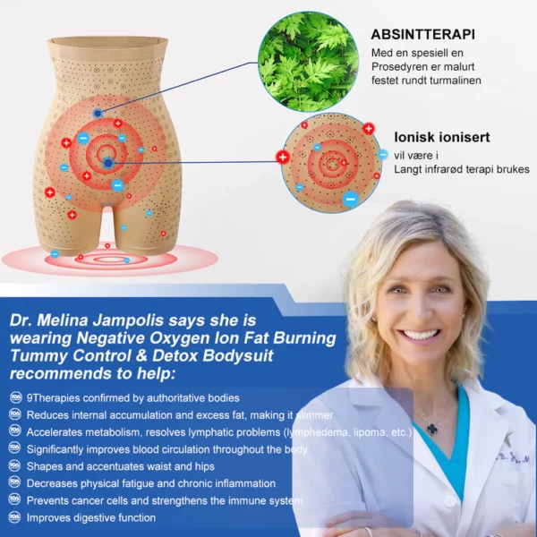 ANGELSLIM - Negative Oxygen Ion Fat Burning Tummy Control & Detox Bodysuit