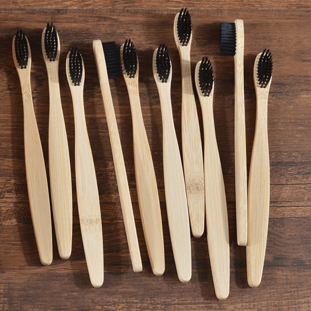 Bamboo Toothbrush - 10 Piece