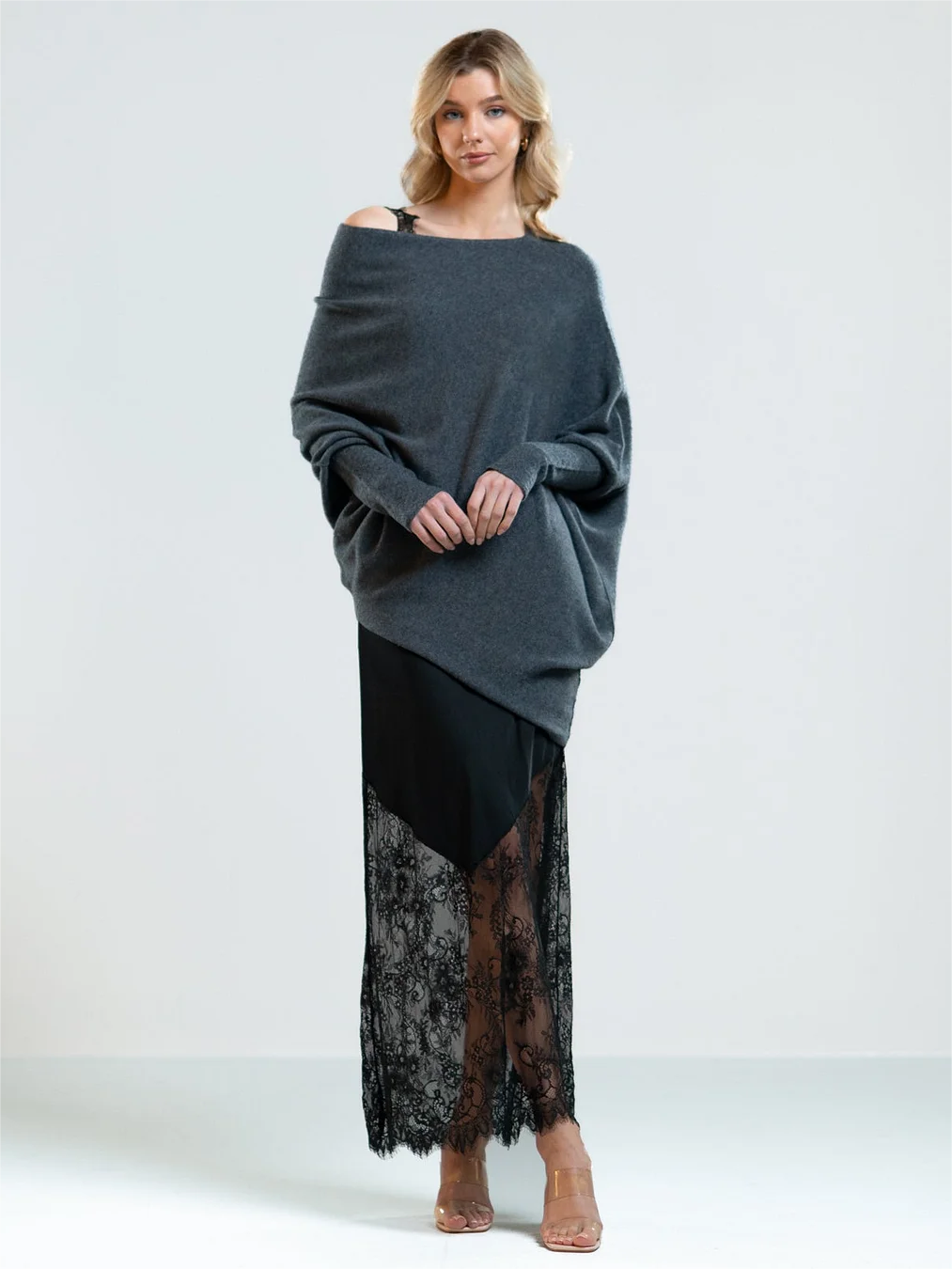 (BLACK FRIDAY HOT SALE 80% OFF) 2023 HOT SALE-ASYMMETRIC DRAPED JUMPER