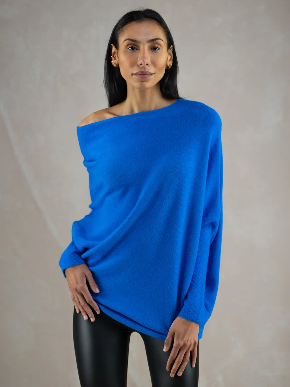 (BLACK FRIDAY HOT SALE 80% OFF) 2023 HOT SALE-ASYMMETRIC DRAPED JUMPER