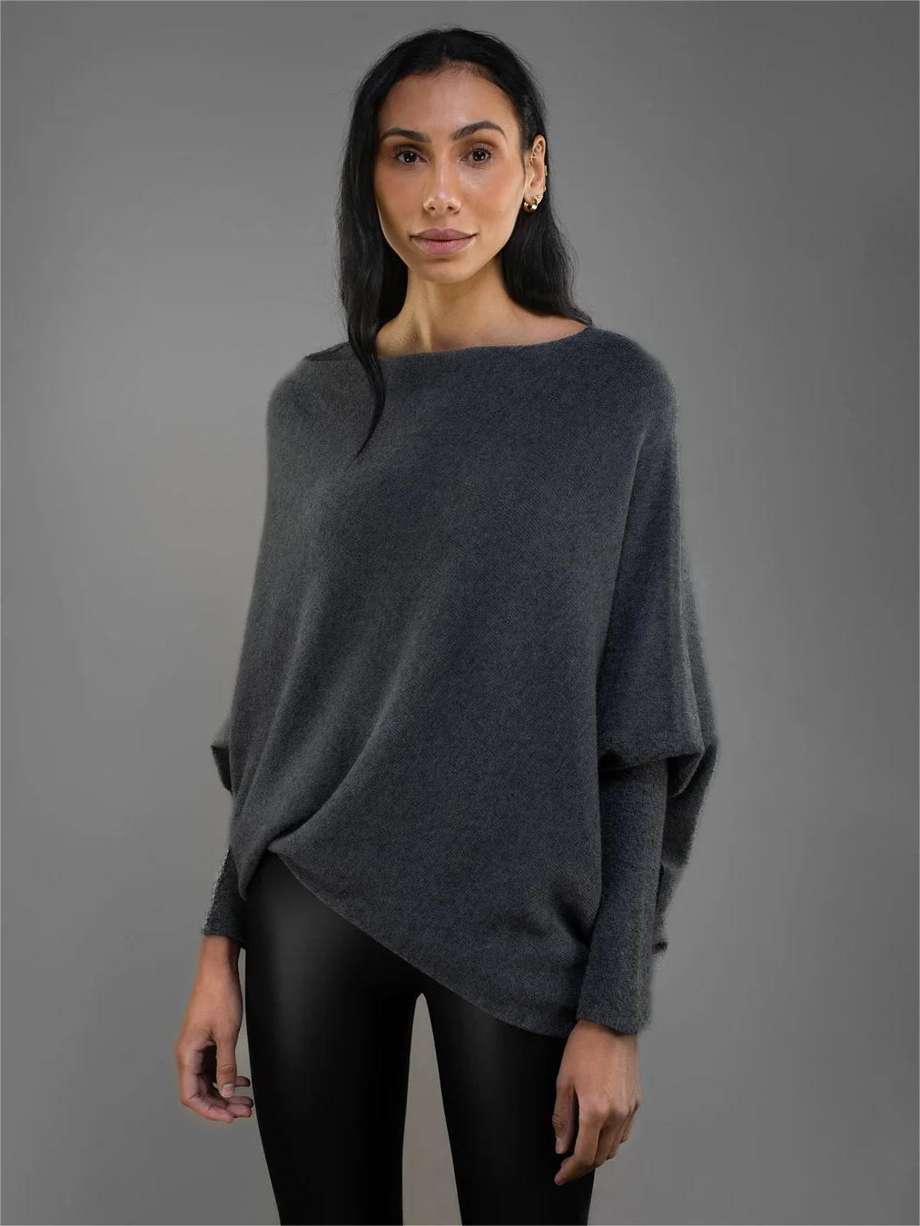 (BLACK FRIDAY HOT SALE 80% OFF) 2023 HOT SALE-ASYMMETRIC DRAPED JUMPER