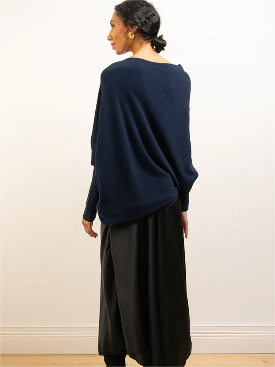 (BLACK FRIDAY HOT SALE 80% OFF) 2023 HOT SALE-ASYMMETRIC DRAPED JUMPER