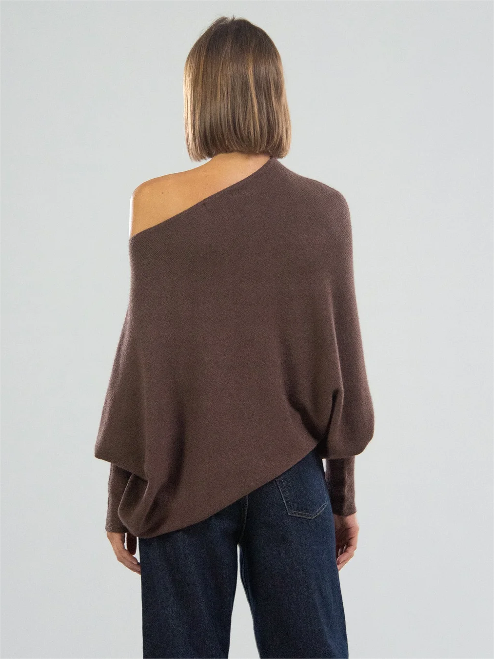 (BLACK FRIDAY HOT SALE 80% OFF) 2023 HOT SALE-ASYMMETRIC DRAPED JUMPER