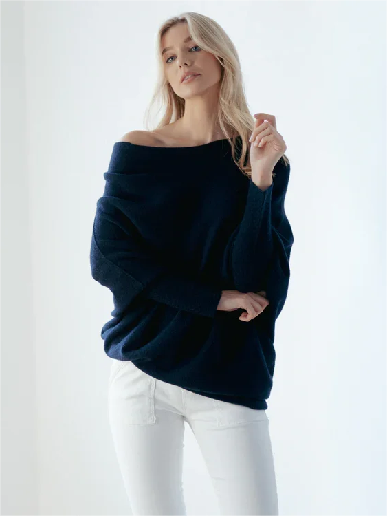 (BLACK FRIDAY HOT SALE 80% OFF) 2023 HOT SALE-ASYMMETRIC DRAPED JUMPER