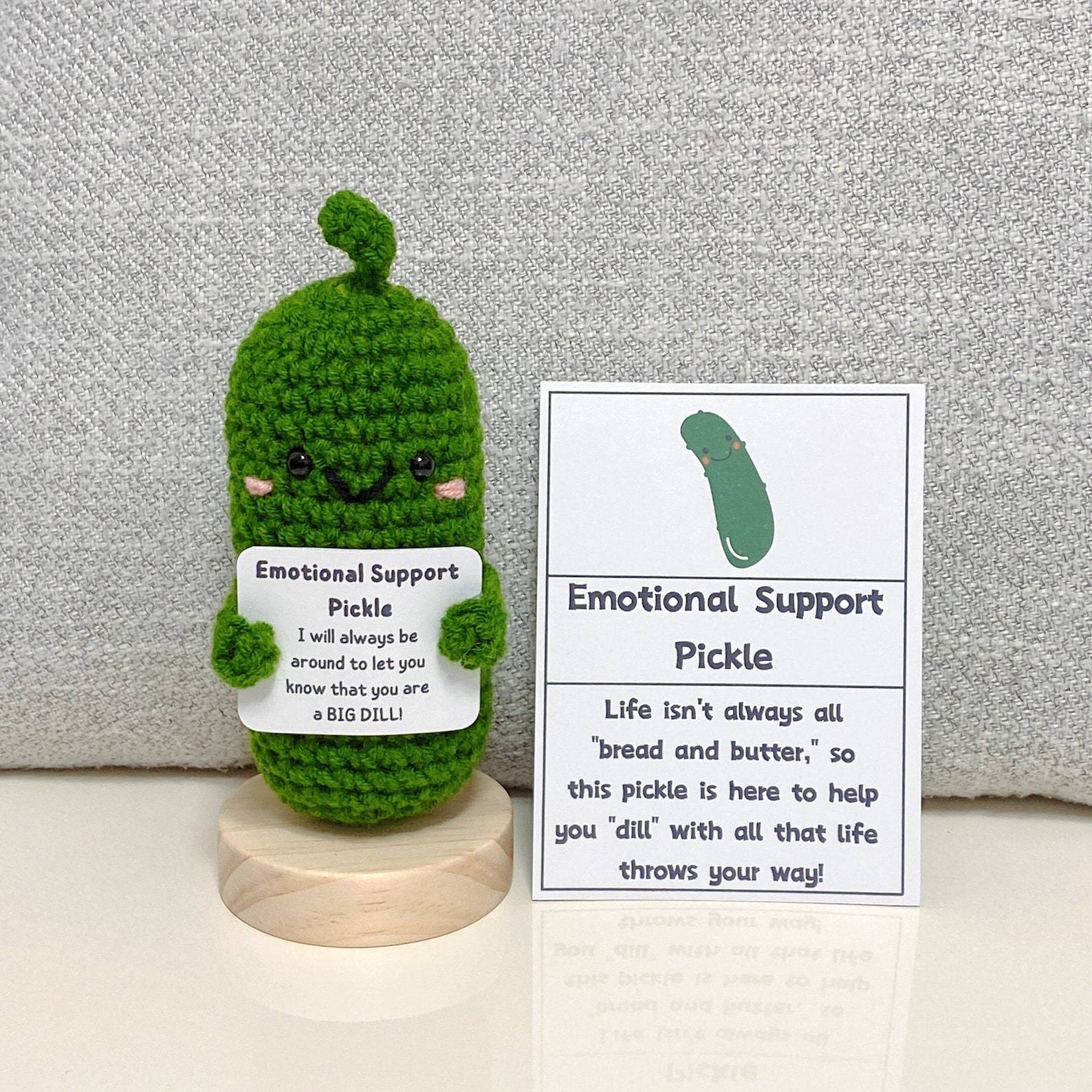 BLACK FRIDAY PRE-SALE – HANDMADE EMOTIONAL SUPPORT PICKLE GIFT