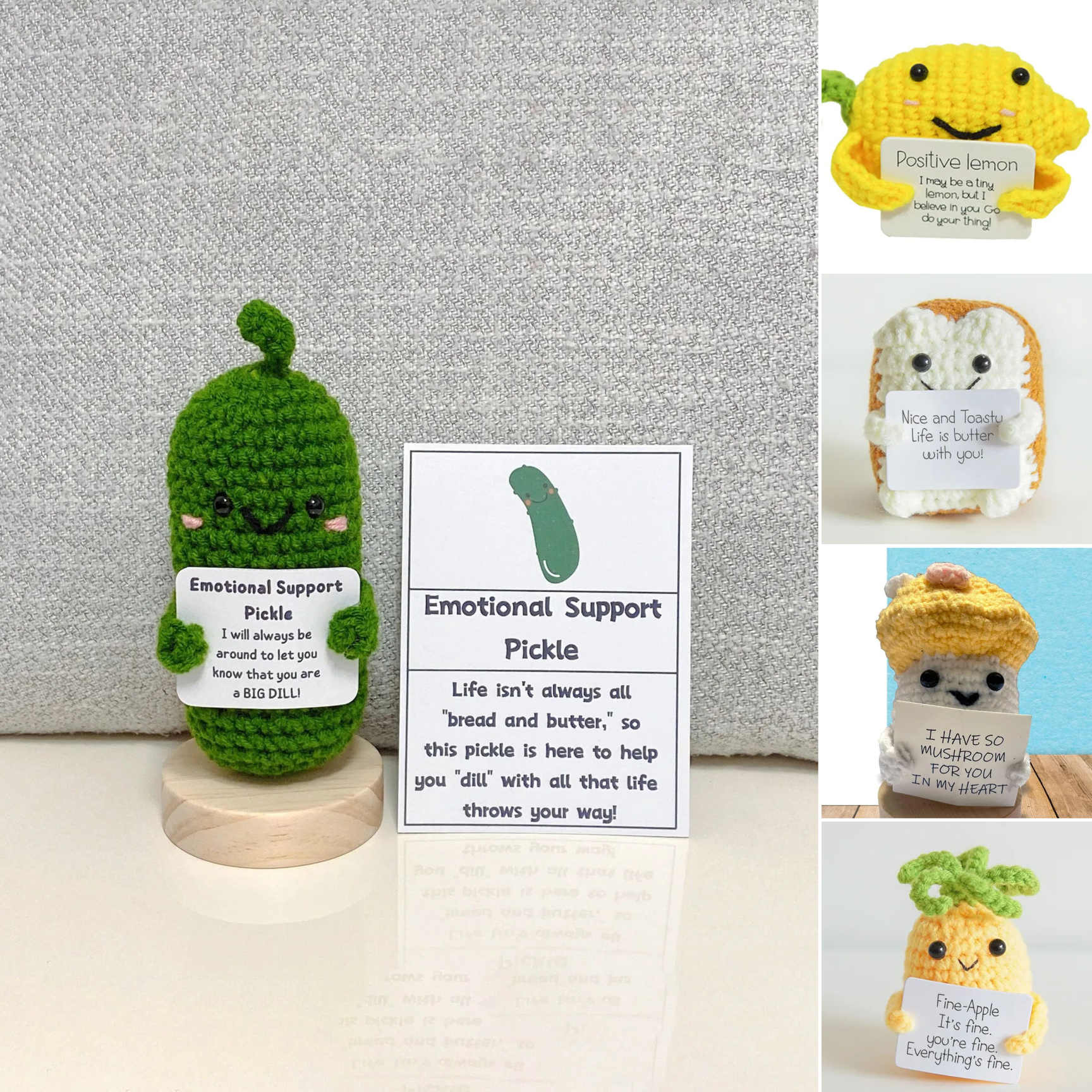 BLACK FRIDAY PRE-SALE - HANDMADE EMOTIONAL SUPPORT PICKLE GIFT