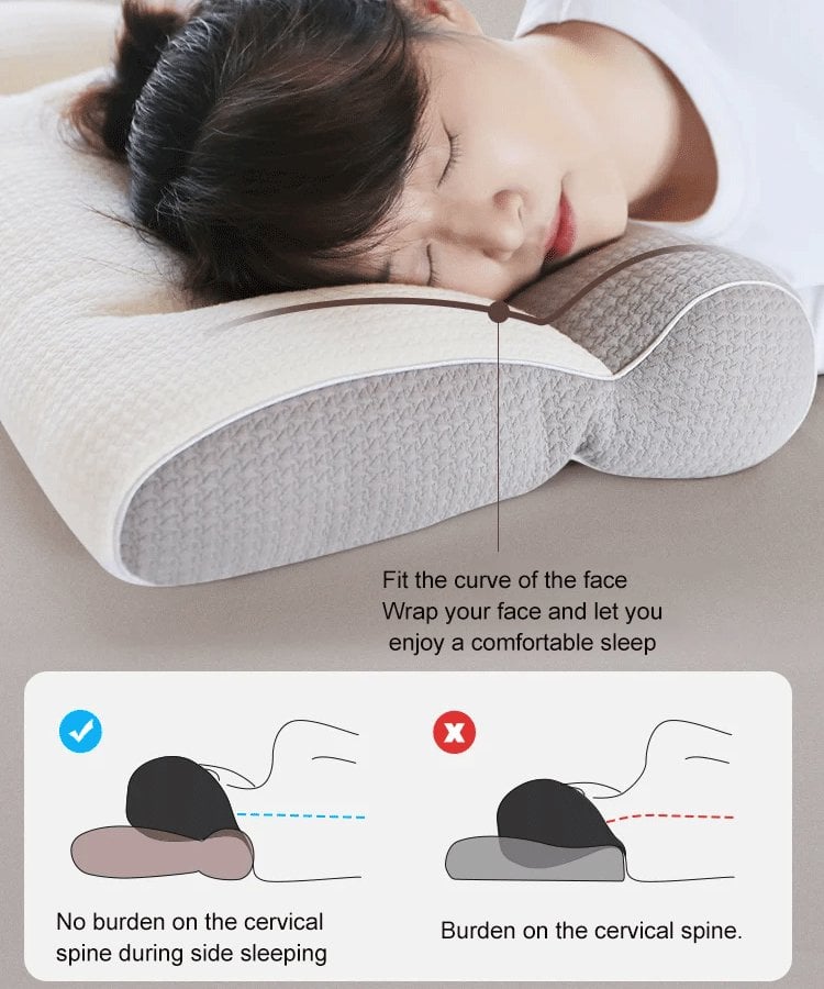 Nimecal - Sleep Enhancing Cervical Support Comfort Goose Down Pillow