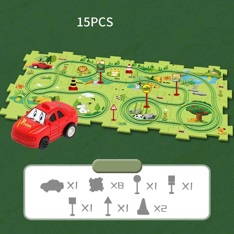 Black Friday Sale 50% Off – Children’s Educational Puzzle Track Car Play Set