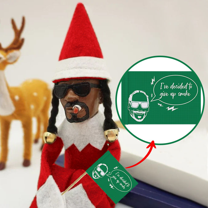 (BLACK FRIDAY UP TO 50% OFF) Snoop On A Stoop Christmas Elf Doll