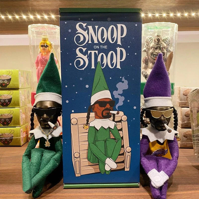 (BLACK FRIDAY UP TO 50% OFF) Snoop On A Stoop Christmas Elf Doll