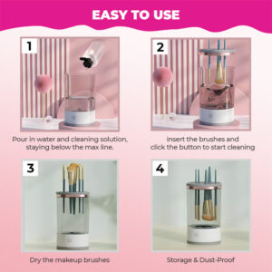 Brushly Pro Cosmetic Brush Cleaner