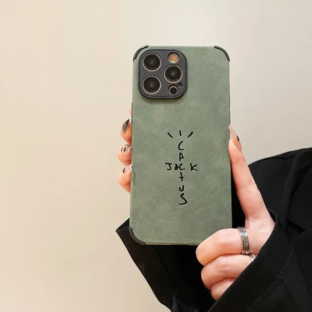 Cactus Jack - Suede iPhone Case