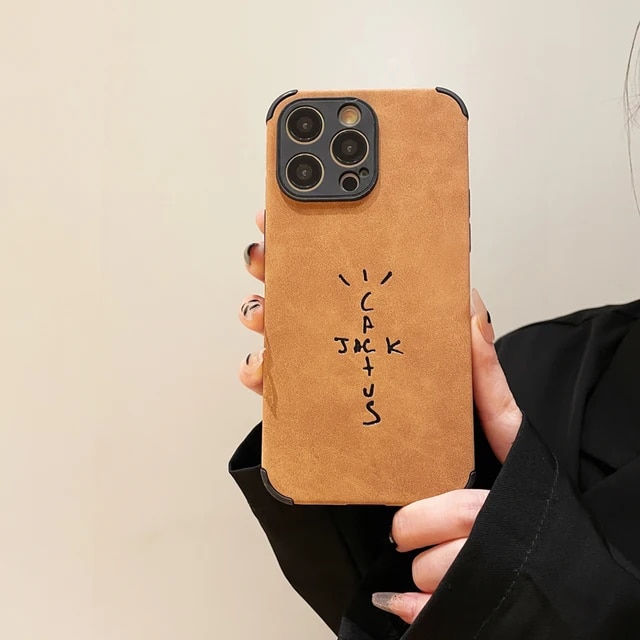 Cactus Jack - Suede iPhone Case