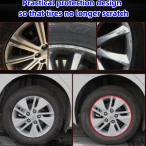 Car wheel protection ring anti-collision strip anti-scratch strip anti-scratch rubber strip