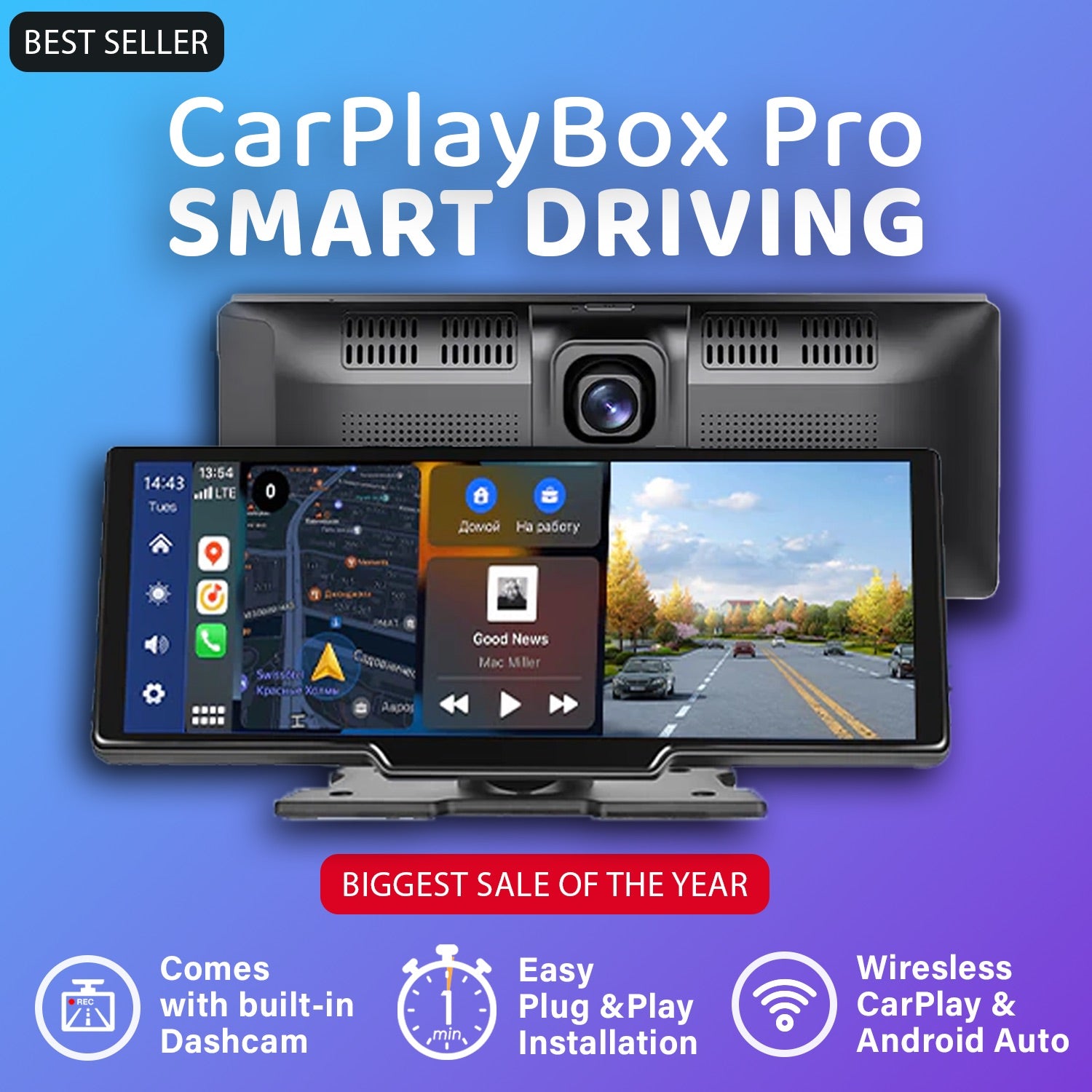 CarPlayBox - Upgrade Your Old Car Today - Safety & Entertainment Together!