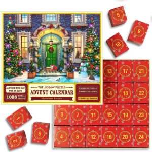 Christmas Advent Calendar Jigsaw Puzzle (beautiful package)