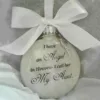 Christmas Ornaments Feather Ball - Angel In Heaven Memorial Ornament