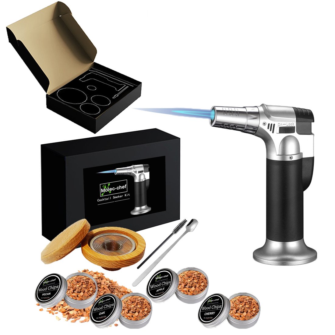 (Christmas Pre-sale 49% OFF) - Cocktail Smoker Mixology Bartender Kit