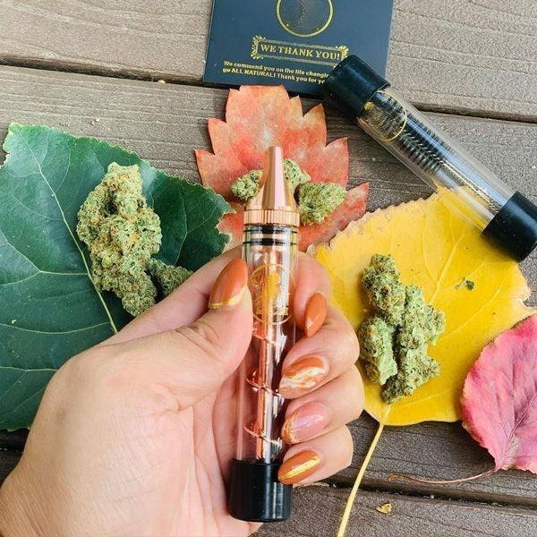 Christmas Promotion 40% OFF - Portable Easy-To-Clean Twisted Glass Blunt Pip