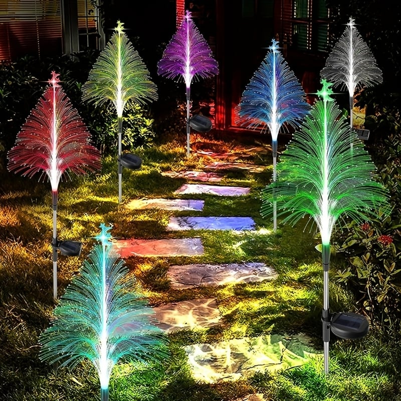 Christmas Promotion 49% off - 7 Color Changing Solar Christmas Trees Lights