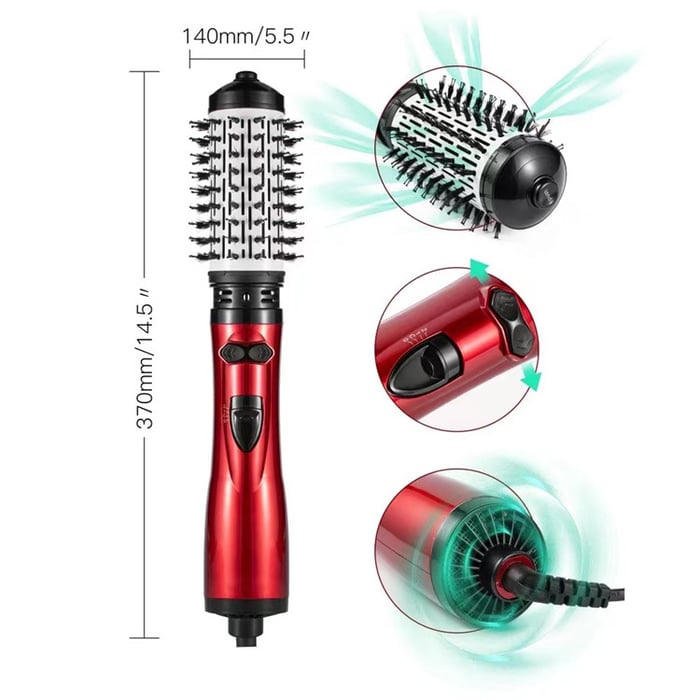 Christmas Sale 49% OFF - 3-in-1 Hot Air Styler and Rotating Hair Dryer for Dry hair, curl hair, straighten hair