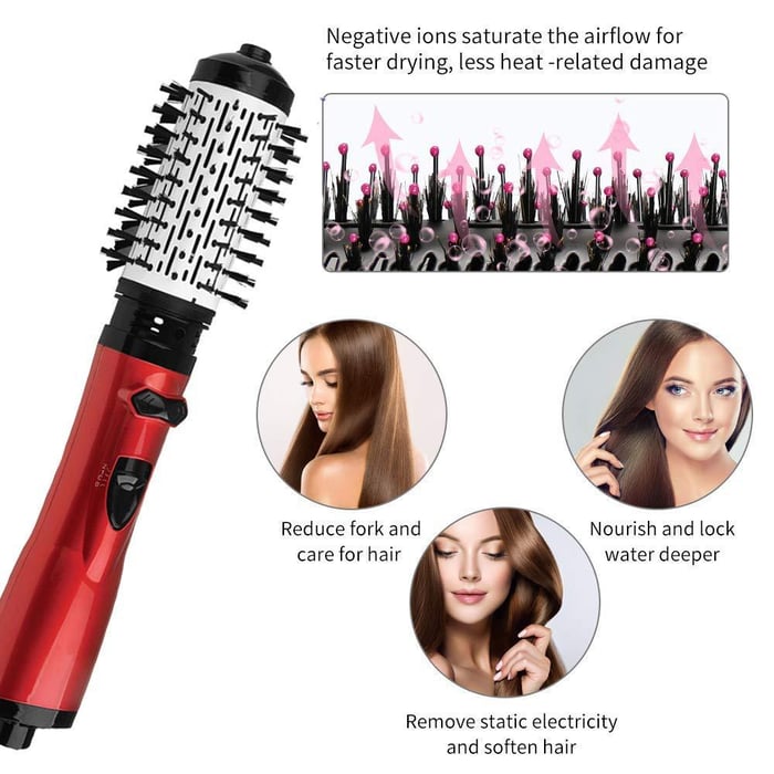 Christmas Sale 49% OFF - 3-in-1 Hot Air Styler and Rotating Hair Dryer for Dry hair, curl hair, straighten hair