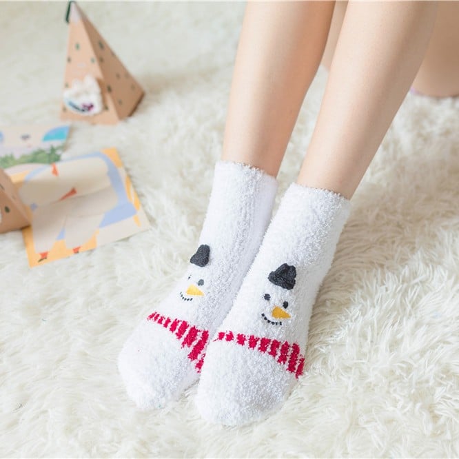 Christmas Sale-Cute Christmas Style Thickened Warm Socks