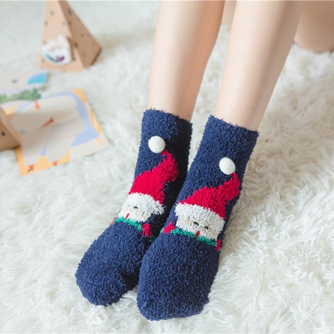 Christmas Sale-Cute Christmas Style Thickened Warm Socks