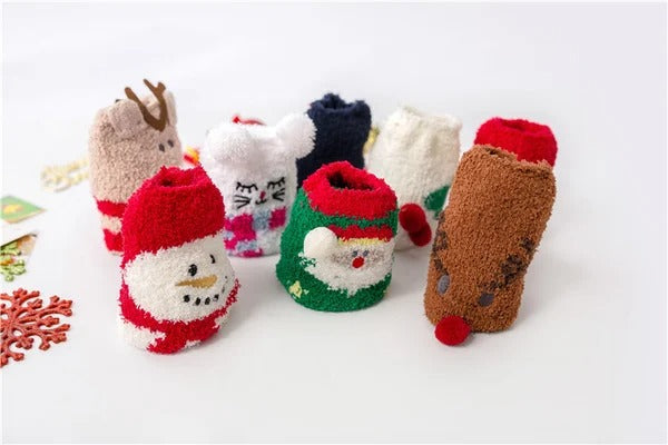 Christmas Sale-Cute Christmas Style Thickened Warm Socks