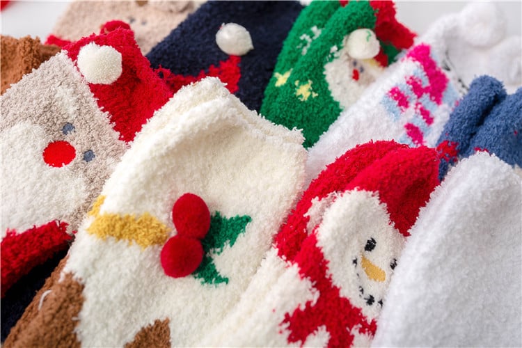 Christmas Sale-Cute Christmas Style Thickened Warm Socks