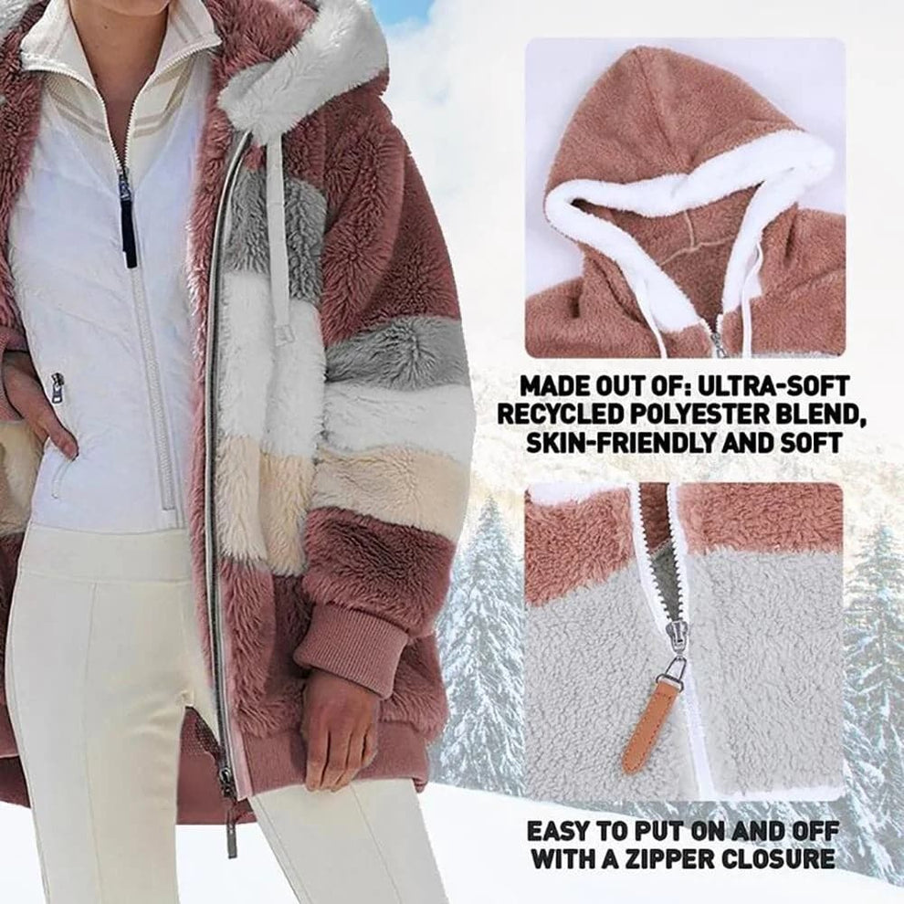 Christmas Sale Warm Plush Quilted Coat - Limited Time Offer