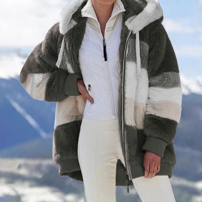 Christmas Sale Warm Plush Quilted Coat - Limited Time Offer