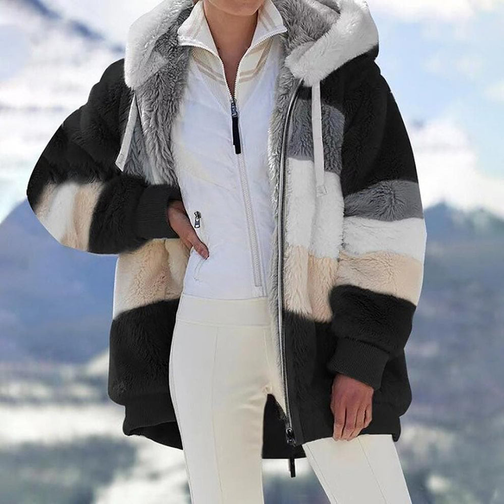 Christmas Sale Warm Plush Quilted Coat - Limited Time Offer