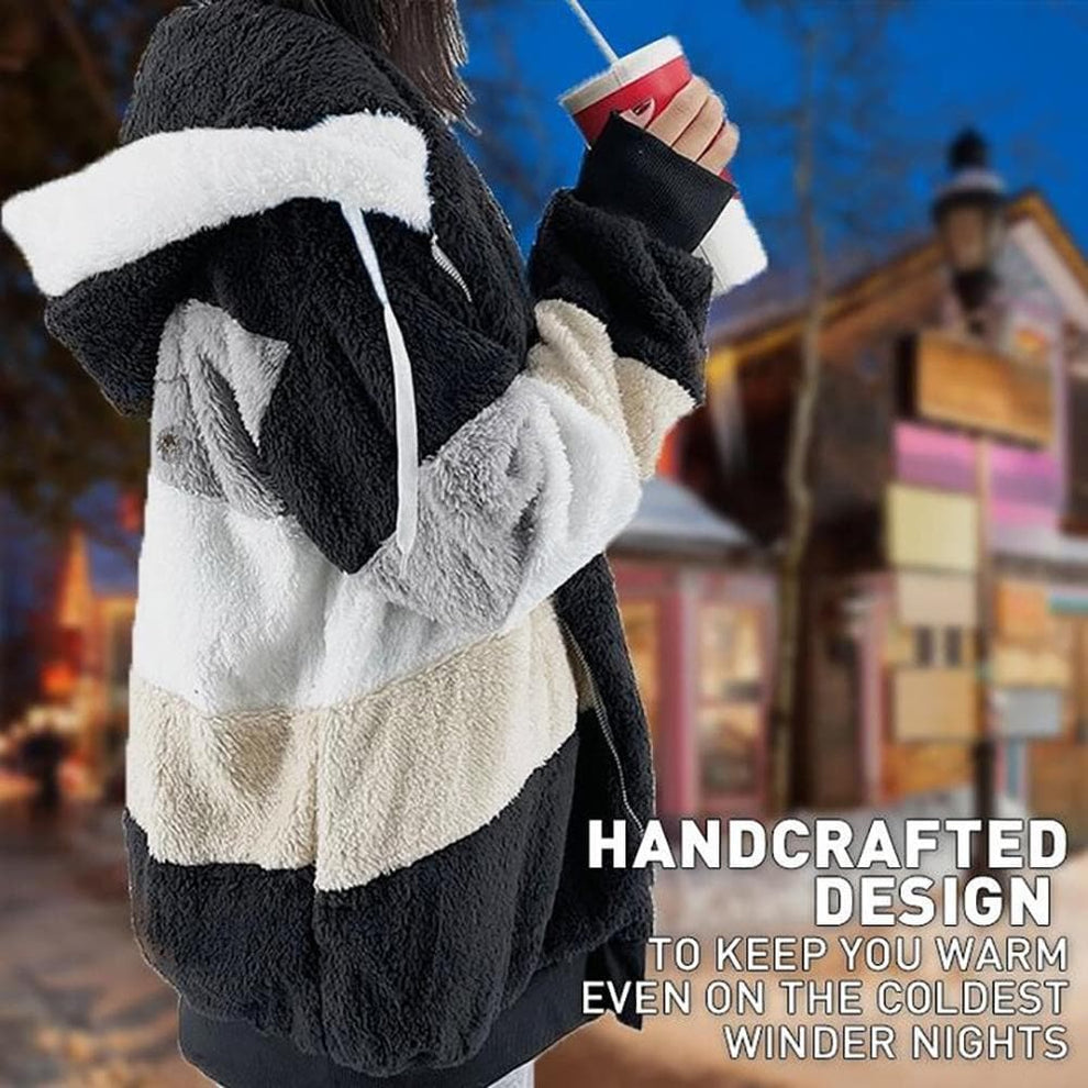 Christmas Sale Warm Plush Quilted Coat - Limited Time Offer