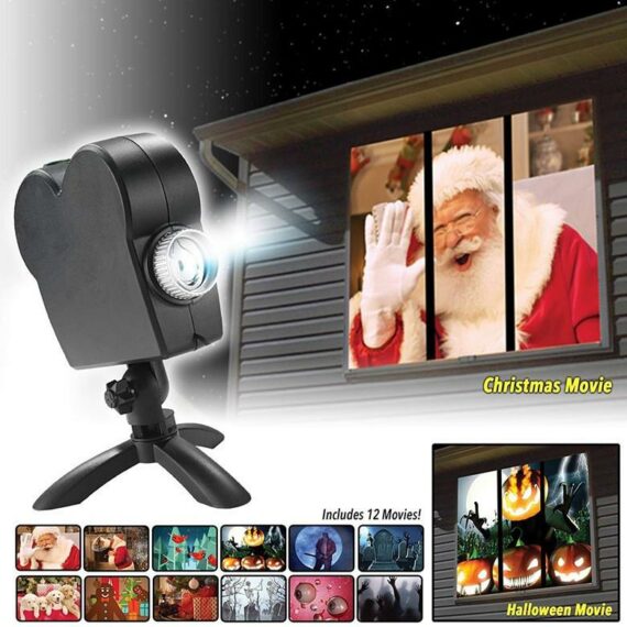 Christmas Window Projector