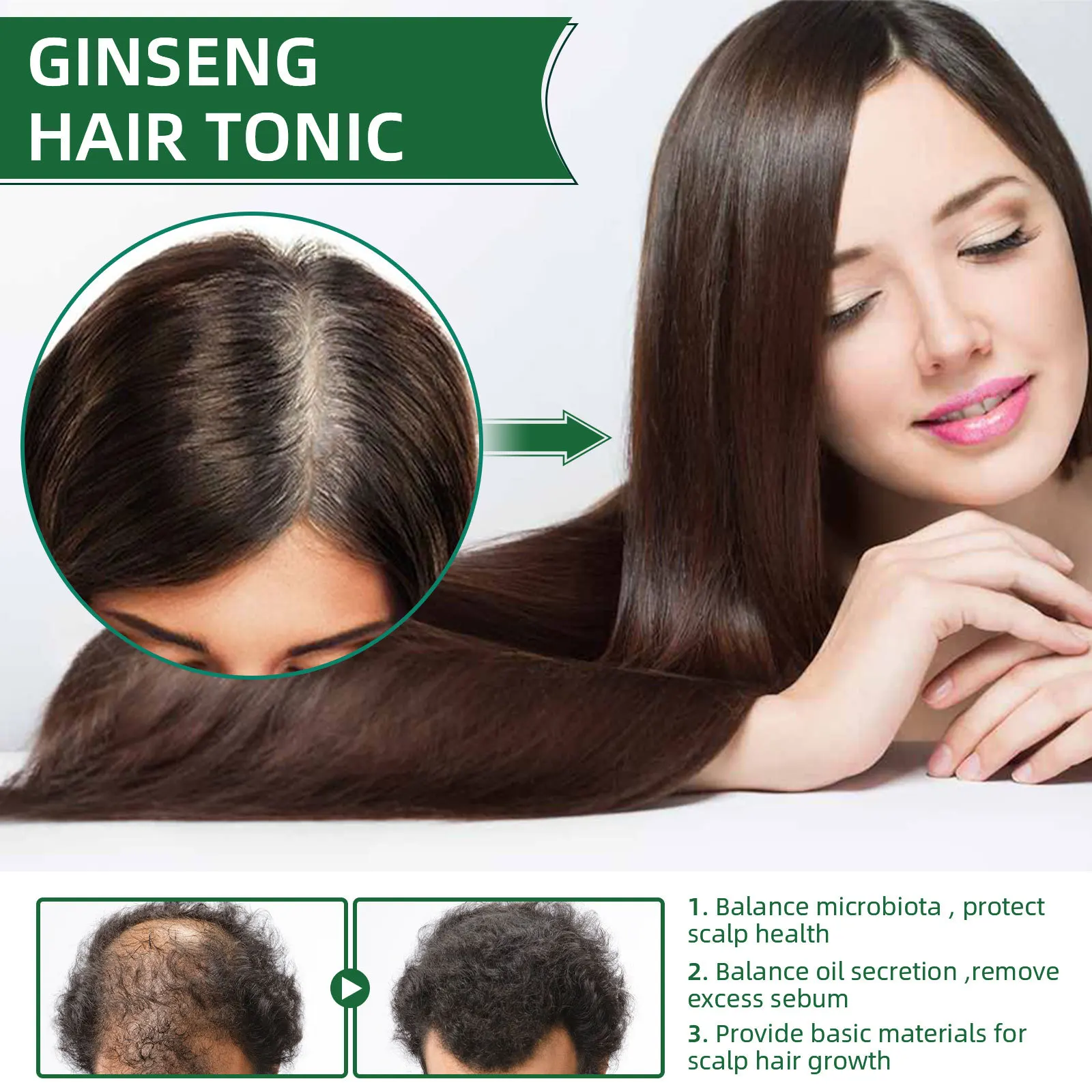 CrownCure RedGinseng HairRegeneration Spray