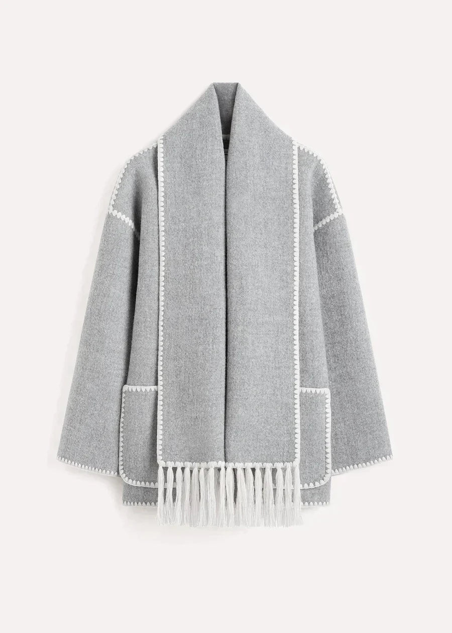 Dazzled Diva Scarf Coat | 60% OFF TODAY