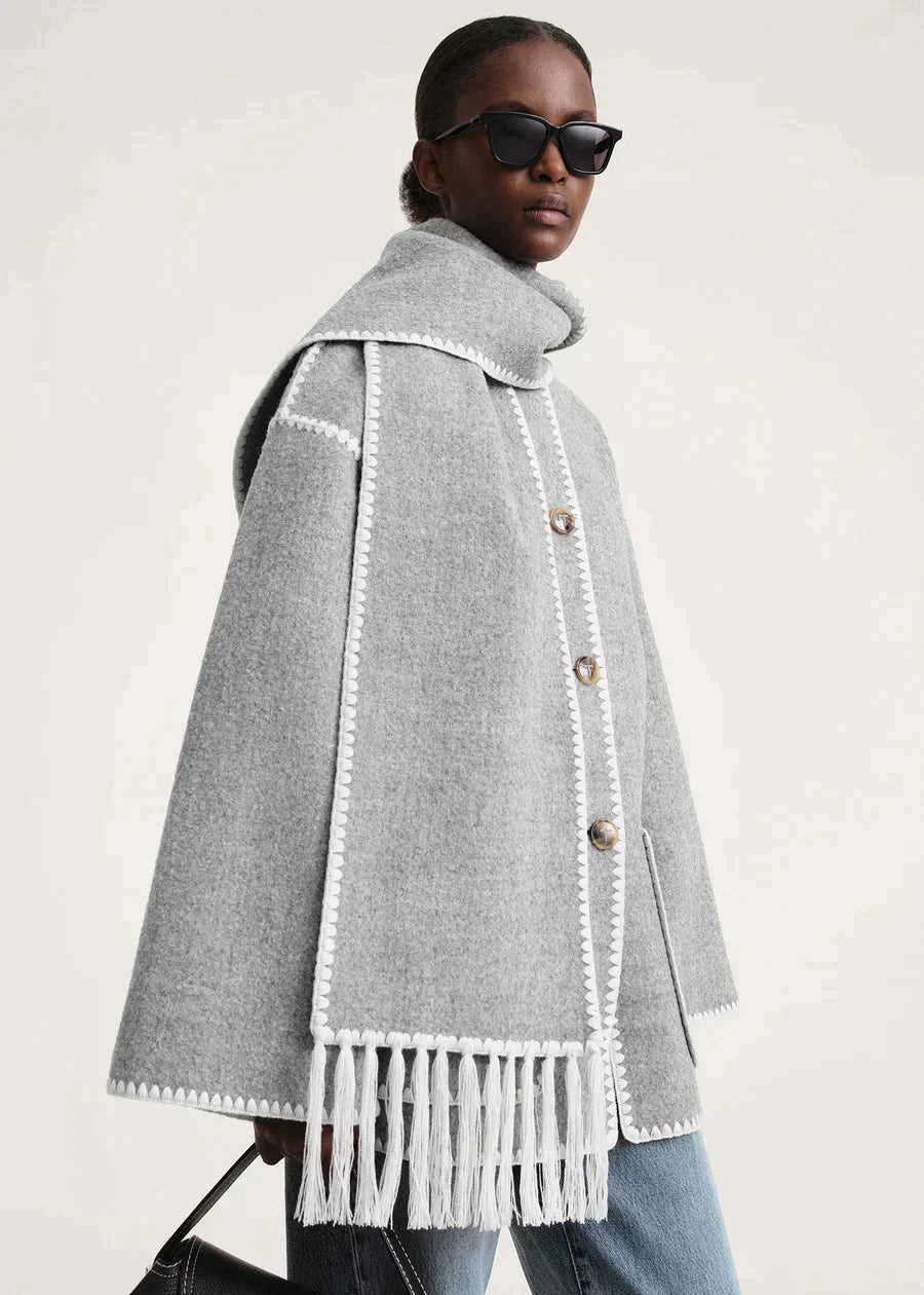 Dazzled Diva Scarf Coat | 60% OFF TODAY