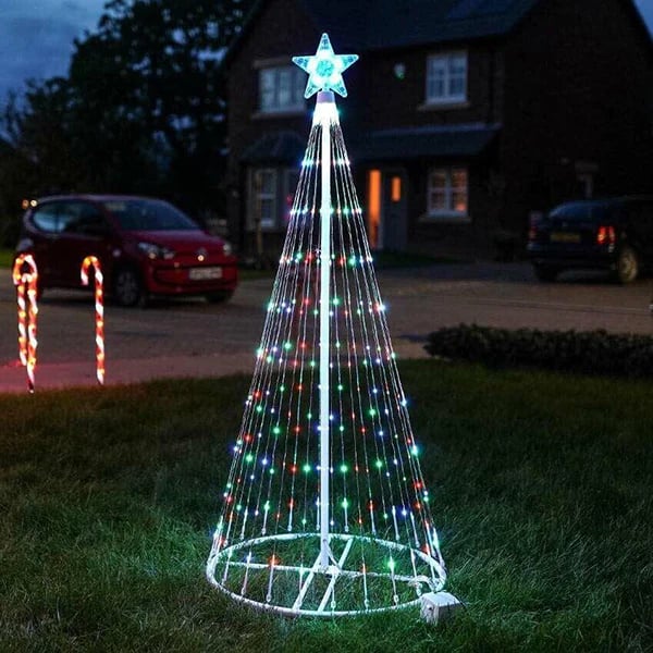 Early Christmas Discounts - Multi-color LED animated outdoor Christmas tree