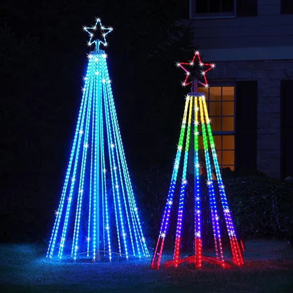 Early Christmas Discounts – Multi-color LED animated outdoor Christmas tree