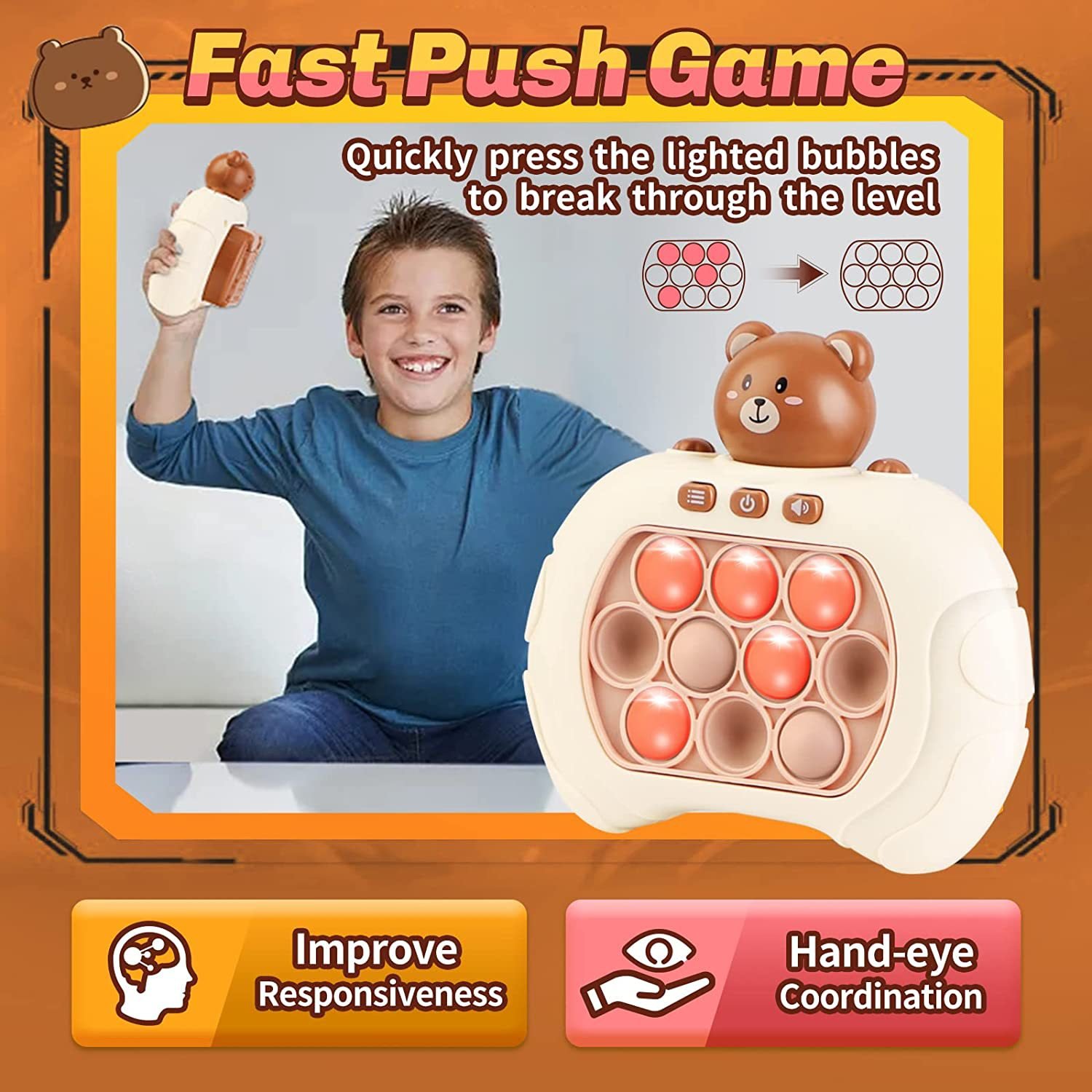 Early Christmas Hot Sale 40%OFF - Quick Push Bubble Competitive Game Console Series